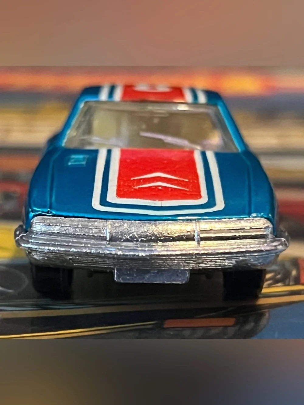 Vintage Matchbox Superfast 1971 Citroen SM No. 51 Metallic Blue Lesney England